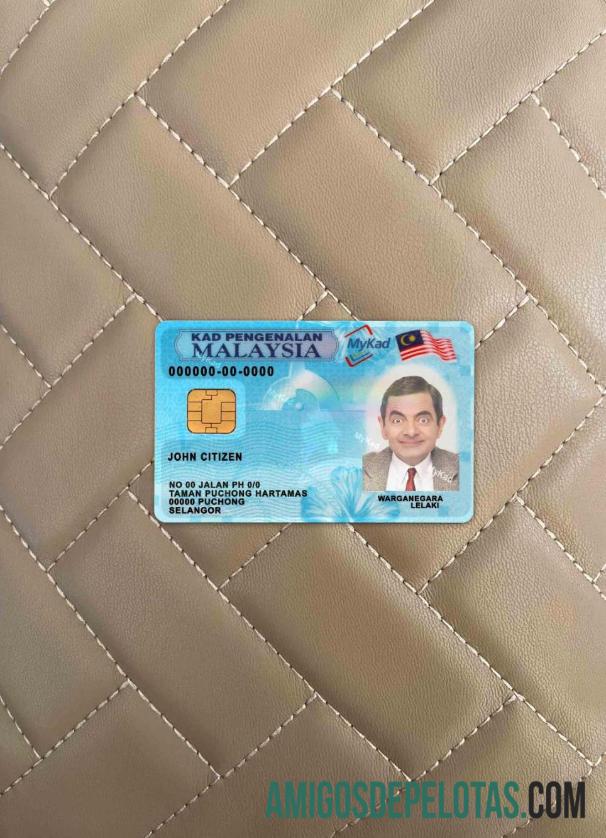 Malaysia ID (2018 – Present) olhar de foto frente exemplo